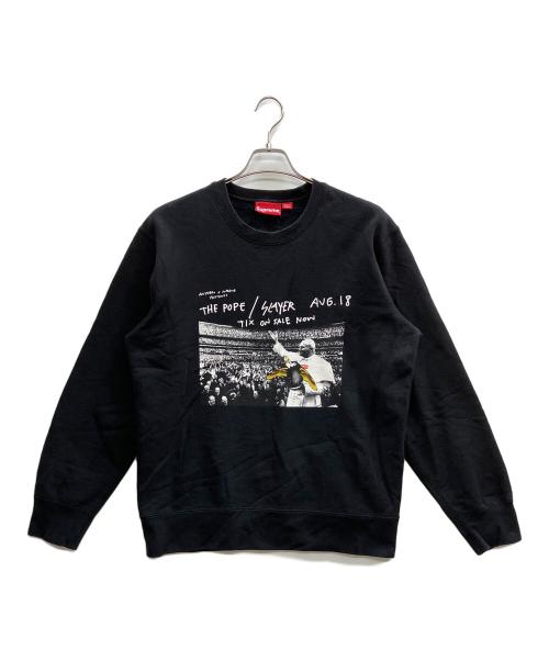 SUPREME（シュプリーム）Supreme (シュプリーム) ANTIHERO (アンタイヒーロー) Pope Crewneck ブラック サイズ:Lの古着・服飾アイテム