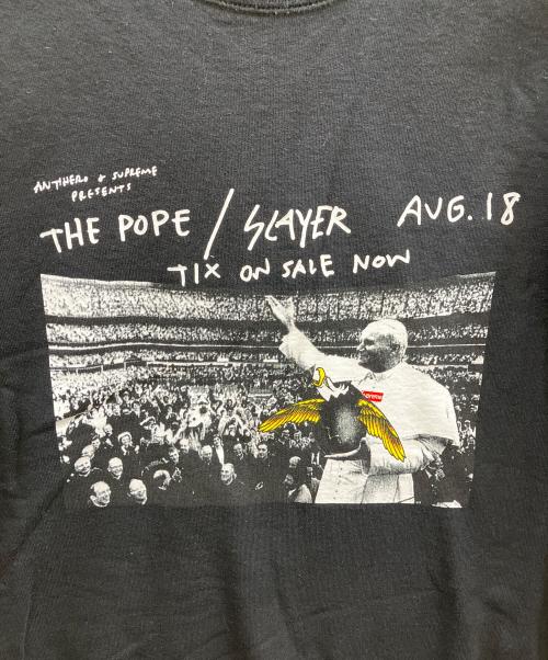 SUPREME（シュプリーム）Supreme (シュプリーム) ANTIHERO (アンタイヒーロー) Pope Crewneck ブラック サイズ:Lの古着・服飾アイテム