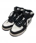 NIKE×stussyナイキ×ステューシー）の古着「Air Force 1 Mid "Black and Light Bone"」｜ブラック×ホワイト