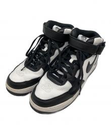 NIKE×stussy（ナイキ×ステューシー）の古着「Air Force 1 Mid "Black and Light Bone"」｜ブラック×ホワイト