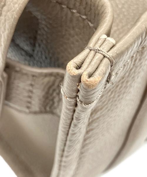 MARC JACOBS（マークジェイコブス）MARC JACOBS (マークジェイコブス) THE Leather Small Tote Bag グレーの古着・服飾アイテム