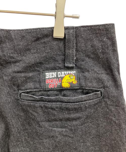 BEN DAVIS（ベンデイビス）BEN DAVIS (ベンデイビス) 673ゴリラカットデニムパンツ ブラック サイズ:36の古着・服飾アイテム