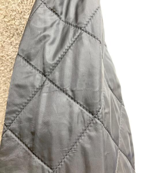 BLUE LABEL CRESTBRIDGE（ブルーレーベルクレストブリッジ）BLUE LABEL CRESTBRIDGE (ブルーレーベルクレストブリッジ) 金釦キルティング切り替えチェックリバーシブルコート ベージュ サイズ:38の古着・服飾アイテム