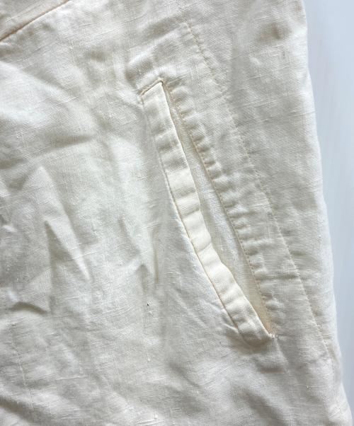 ISSEY MIYAKE（イッセイミヤケ）ISSEY MIYAKE (イッセイミヤケ) リネンパンツ ホワイト サイズ:Sの古着・服飾アイテム