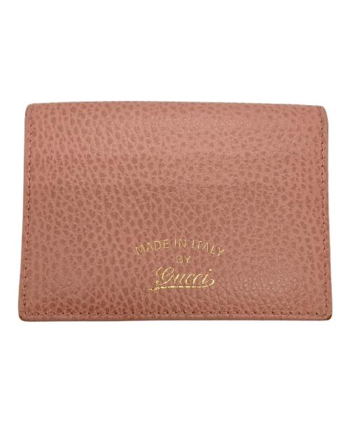 GUCCI（グッチ）GUCCI (グッチ) カードケース ピンクの古着・服飾アイテム
