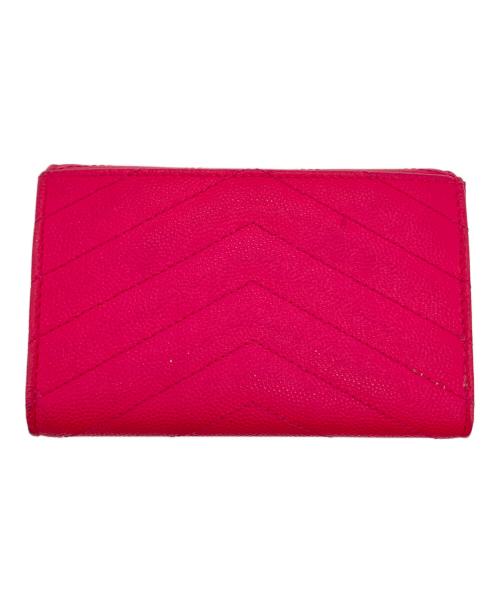 Yves Saint Laurent（イヴサンローラン）Yves Saint Laurent (イヴサンローラン) 名刺入れ ピンクの古着・服飾アイテム