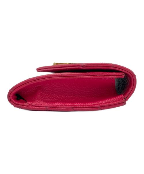 Yves Saint Laurent（イヴサンローラン）Yves Saint Laurent (イヴサンローラン) 名刺入れ ピンクの古着・服飾アイテム