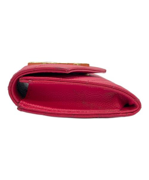 Yves Saint Laurent（イヴサンローラン）Yves Saint Laurent (イヴサンローラン) 名刺入れ ピンクの古着・服飾アイテム