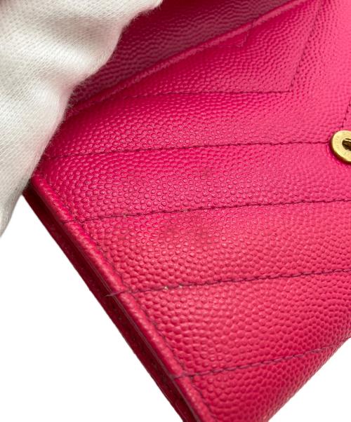 Yves Saint Laurent（イヴサンローラン）Yves Saint Laurent (イヴサンローラン) 名刺入れ ピンクの古着・服飾アイテム