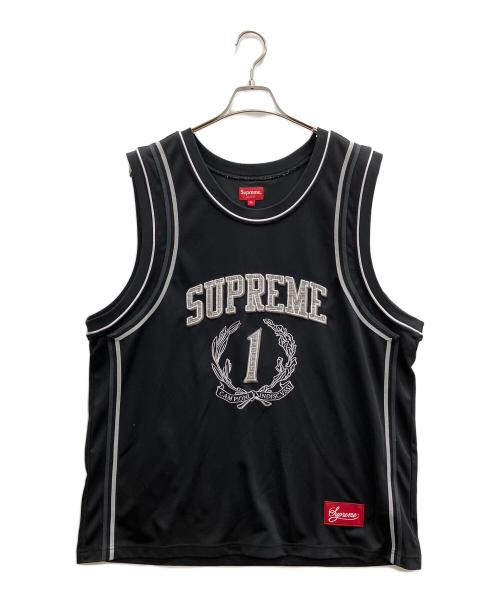 SUPREME（シュプリーム）Supreme (シュプリーム) CAMPIONI BASKETBALL JERSEY ブラック サイズ:XLの古着・服飾アイテム