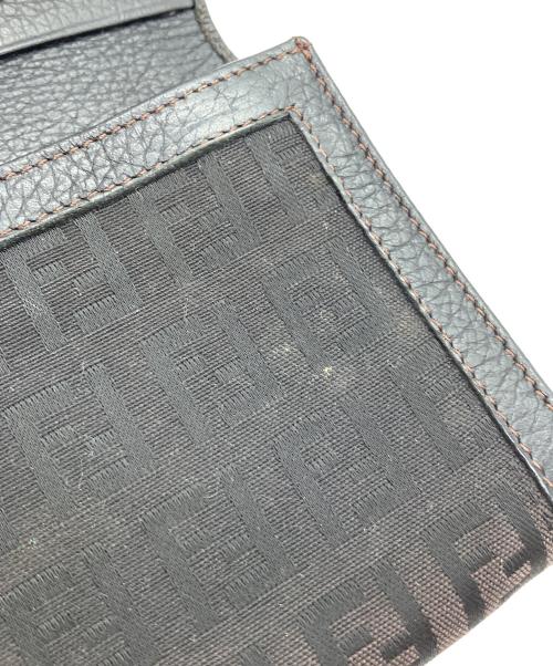 FENDI（フェンディ）FENDI (フェンディ) ズッカ柄絵ロングウォレット ブラウンの古着・服飾アイテム