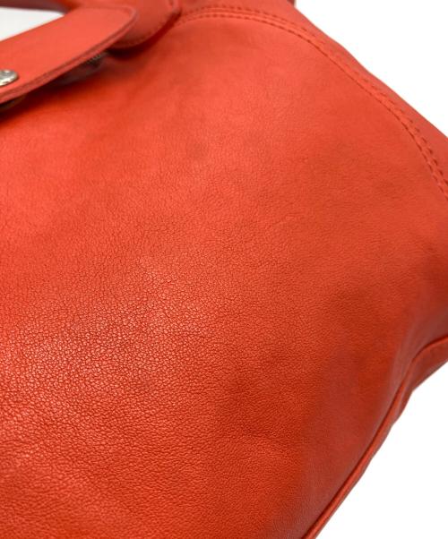 LONGCHAMP（ロンシャン）LONGCHAMP (ロンシャン) ル プリアージュレザー2WAYバッグ オレンジの古着・服飾アイテム