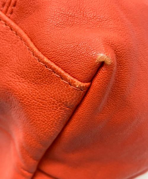 LONGCHAMP（ロンシャン）LONGCHAMP (ロンシャン) ル プリアージュレザー2WAYバッグ オレンジの古着・服飾アイテム
