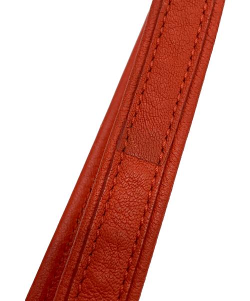 LONGCHAMP（ロンシャン）LONGCHAMP (ロンシャン) ル プリアージュレザー2WAYバッグ オレンジの古着・服飾アイテム