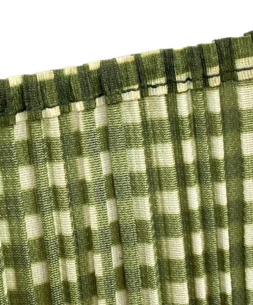 PLEATS PLEASE（プリーツプリーズ）PLEATS PLEASE (プリーツプリーズ) プリーツチュニック グリーン サイズ:Freeの古着・服飾アイテム