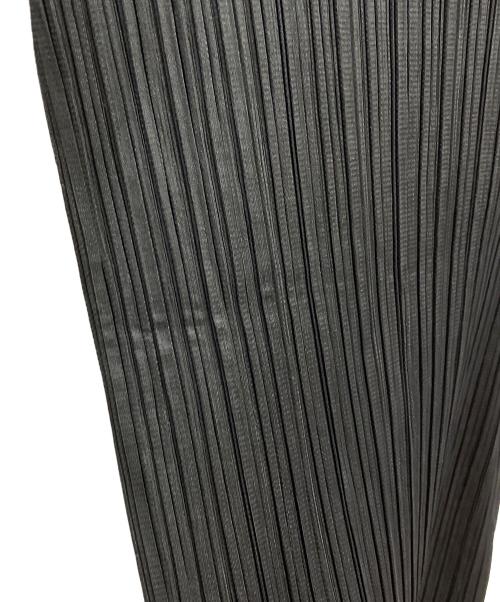PLEATS PLEASE（プリーツプリーズ）PLEATS PLEASE (プリーツプリーズ) ハイネックプリーツカットソー ブラック サイズ:4の古着・服飾アイテム
