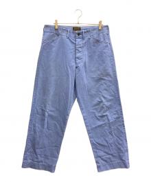 Schott（ショット）の古着「HERRINGBONE TROUSERS」｜ブルー