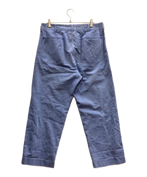 Schott（ショット）Schott (ショット) HERRINGBONE TROUSERS ブルー サイズ:36の古着・服飾アイテム