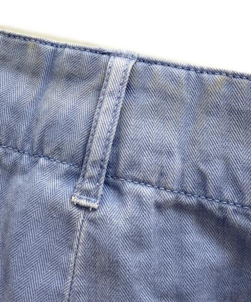 Schott（ショット）Schott (ショット) HERRINGBONE TROUSERS ブルー サイズ:36の古着・服飾アイテム