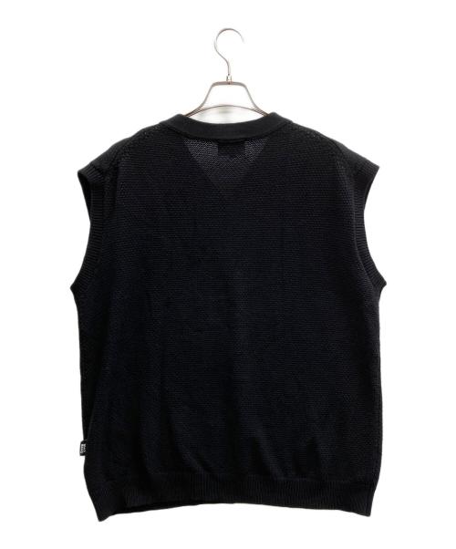 Schott（ショット）Schott (ショット) ブラックシープ ニットベスト ブラック サイズ:Mの古着・服飾アイテム