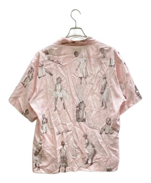 Schott（ショット）Schott (ショット) MARILYN MONROE RAYON SHIRT ピンク サイズ:Lの古着・服飾アイテム