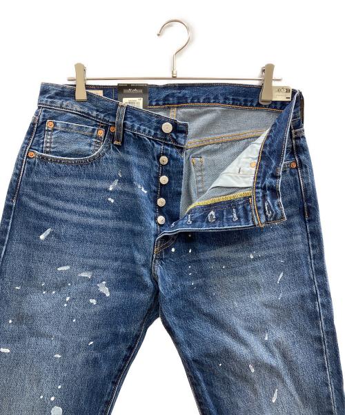 LEVI'S PReMIUM（リーバイス プレミアム）LEVI'S PReMIUM (リーバイス プレミアム) 501ペイントリペア加工デニムパンツ ブルー サイズ:W33×L30の古着・服飾アイテム