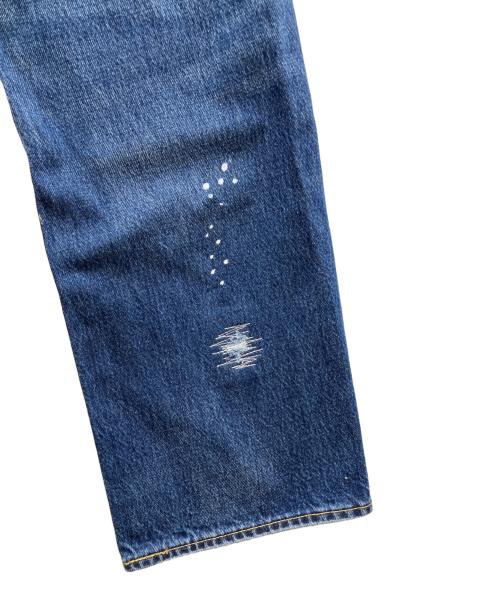 LEVI'S PReMIUM（リーバイス プレミアム）LEVI'S PReMIUM (リーバイス プレミアム) 501ペイントリペア加工デニムパンツ ブルー サイズ:W33×L30の古着・服飾アイテム
