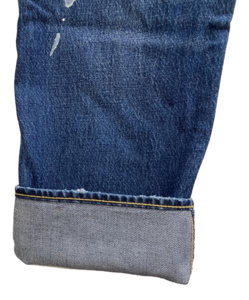 LEVI'S PReMIUM（リーバイス プレミアム）LEVI'S PReMIUM (リーバイス プレミアム) 501ペイントリペア加工デニムパンツ ブルー サイズ:W33×L30の古着・服飾アイテム