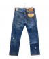 LEVI'S PReMIUM (リーバイス プレミアム) 501ペイントリペア加工デニムパンツ ブルー サイズ:W33×L30：10000円