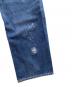 中古・古着 LEVI'S PReMIUM (リーバイス プレミアム) 501ペイントリペア加工デニムパンツ ブルー サイズ:W33×L30：10000円