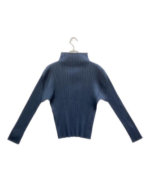 PLEATS PLEASE（プリーツプリーズ）PLEATS PLEASE (プリーツプリーズ) プリーツカットソー ネイビー サイズ:3の古着・服飾アイテム