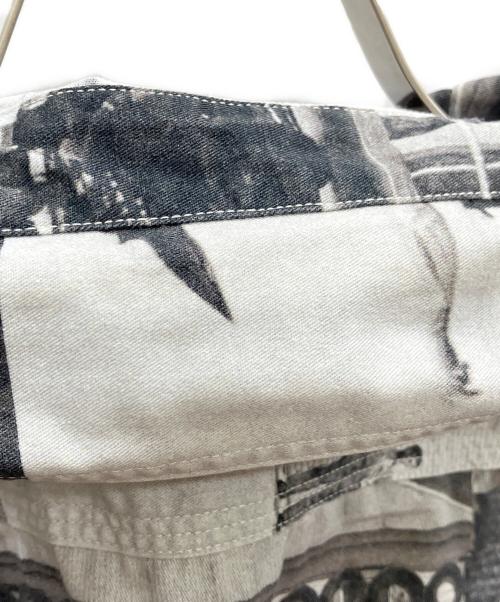 RRL（ダブルアールエル）RRL (ダブルアールエル) Photo Print Twill Workshirt グレー サイズ:XLの古着・服飾アイテム