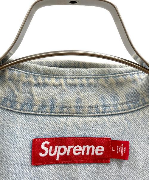 SUPREME（シュプリーム）SUPREME (シュプリーム) Small Box Shirt Washed インディゴ サイズ:Lの古着・服飾アイテム