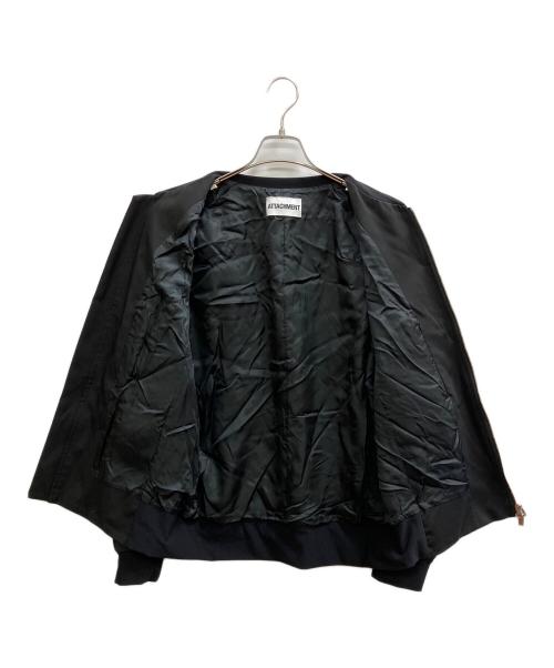 ATTACHMENT（アタッチメント）ATTACHMENT (アタッチメント) MA-1ジャケット ブラック サイズ:2の古着・服飾アイテム