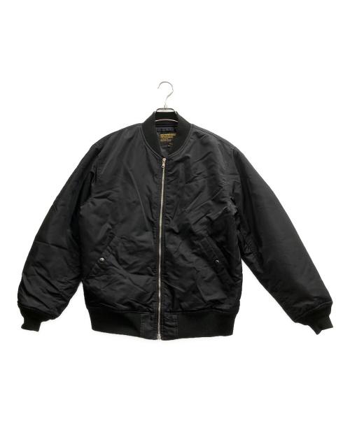 BEAUTY&YOUTH UNITED ARROWS（ビューティーアンドユースユナイテッドアローズ）BEAUTY&YOUTH UNITED ARROWS (ビューティーアンドユースユナイテッドアローズ) AVIREX (アヴィレックス) 別注MA-1ジャケット ブラック サイズ:40の古着・服飾アイテム