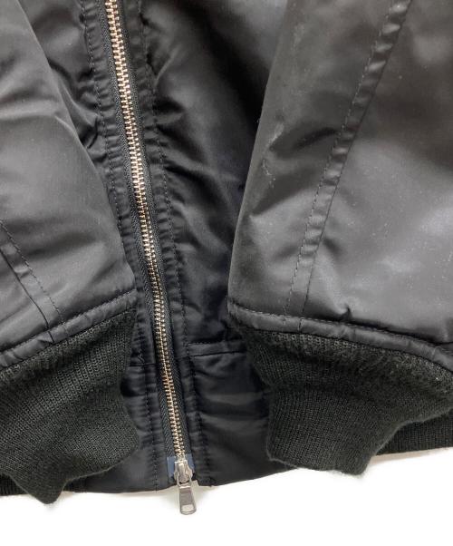BEAUTY&YOUTH UNITED ARROWS（ビューティーアンドユースユナイテッドアローズ）BEAUTY&YOUTH UNITED ARROWS (ビューティーアンドユースユナイテッドアローズ) AVIREX (アヴィレックス) 別注MA-1ジャケット ブラック サイズ:40の古着・服飾アイテム