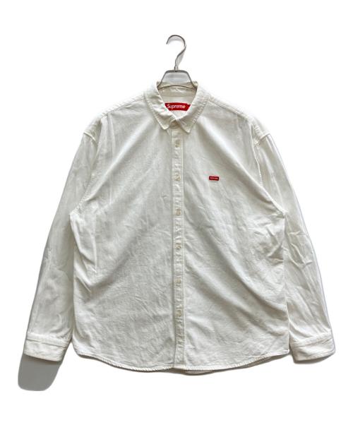 SUPREME（シュプリーム）SUPREME (シュプリーム) Small Box Denim Shirt ホワイト サイズ:Lの古着・服飾アイテム