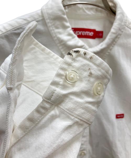 SUPREME（シュプリーム）SUPREME (シュプリーム) Small Box Denim Shirt ホワイト サイズ:Lの古着・服飾アイテム