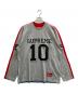 SUPREME（シュプリーム）の古着「Split L/S Football Top」｜レッド×グレー