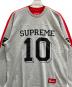 SUPREME (シュプリーム) Split L/S Football Top レッド×グレー サイズ:L：13000円