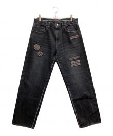 SUPREME×NUMBER (N)INE（シュプリーム×ナンバーナイン）の古着「Patches Loose Fit Jean」｜ブラック