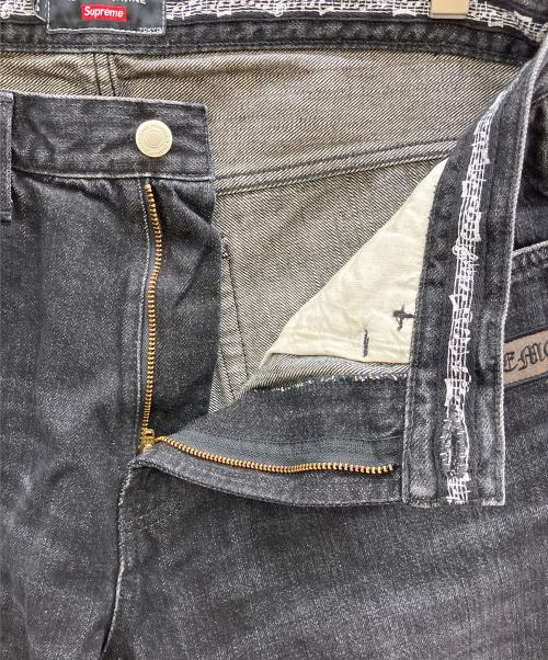 SUPREME（シュプリーム）Supreme (シュプリーム) NUMBER (N)INE (ナンバーナイン) Patches Loose Fit Jean ブラック サイズ:32の古着・服飾アイテム