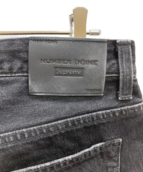 SUPREME（シュプリーム）Supreme (シュプリーム) NUMBER (N)INE (ナンバーナイン) Patches Loose Fit Jean ブラック サイズ:32の古着・服飾アイテム