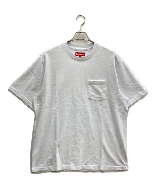 SUPREME（シュプリーム）Supreme (シュプリーム) S/S POCKET TEE ホワイト サイズ:Lの古着・服飾アイテム