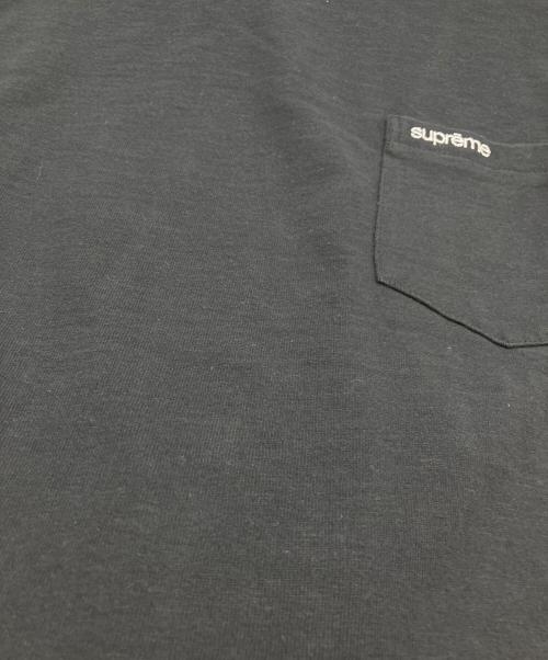 SUPREME（シュプリーム）Supreme (シュプリーム) S/S POCKET TEE ブラック サイズ:Mの古着・服飾アイテム