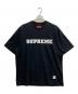Supreme（シュプリーム）の古着「Collegiate Applique S/S TOP」｜ブラック