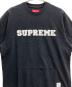 Supreme (シュプリーム) Collegiate Applique S/S TOP ブラック サイズ:L：12000円