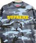 Supreme (シュプリーム) Collegiate Applique S/S TOP ブルー×グレー サイズ:M：12000円