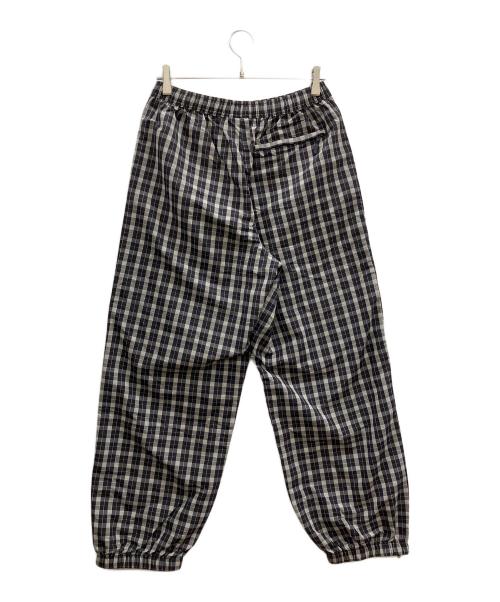SUPREME（シュプリーム）Supreme (シュプリーム) Plaid Warm Up Pant ブラック×グレー サイズ:Sの古着・服飾アイテム