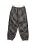 Supreme（シュプリーム）の古着「Plaid Warm Up Pant」｜ブラック×グレー